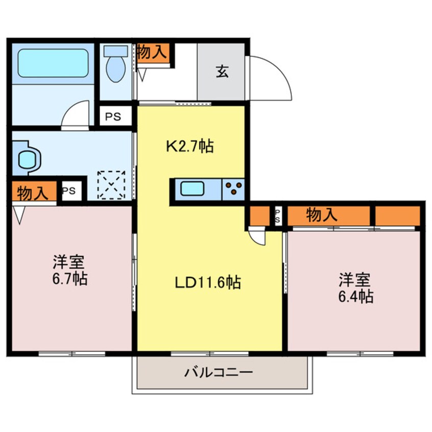 間取図 シャーメゾンLa・Fami