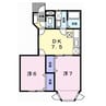 パルトネールF-Ⅲ 2DKの間取り