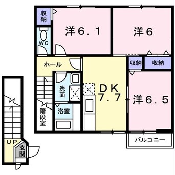 間取図 サンシャルマン細江