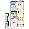 アン・グランジェ 2LDKの間取り