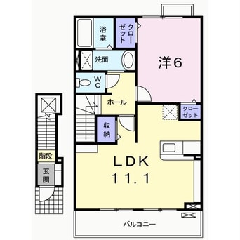 間取図 フィオーレ白浜Ⅰ