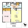 モナリエ 1LDKの間取り