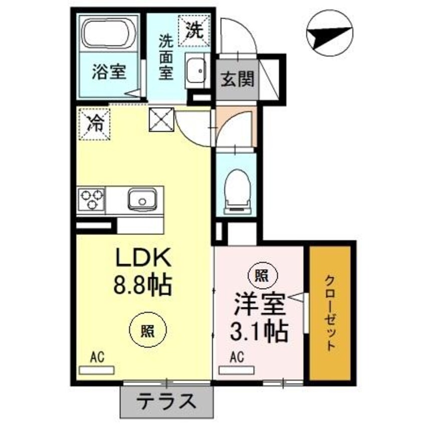 間取図 リッチキャッスルⅢ