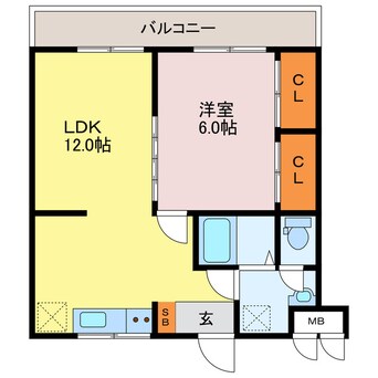 間取図 ロイヤルメゾン白浜