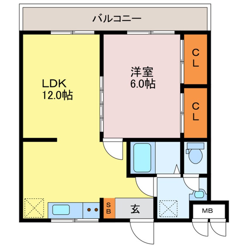 間取図 ロイヤルメゾン白浜