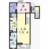 グランアウローラⅧ 1LDKの間取り