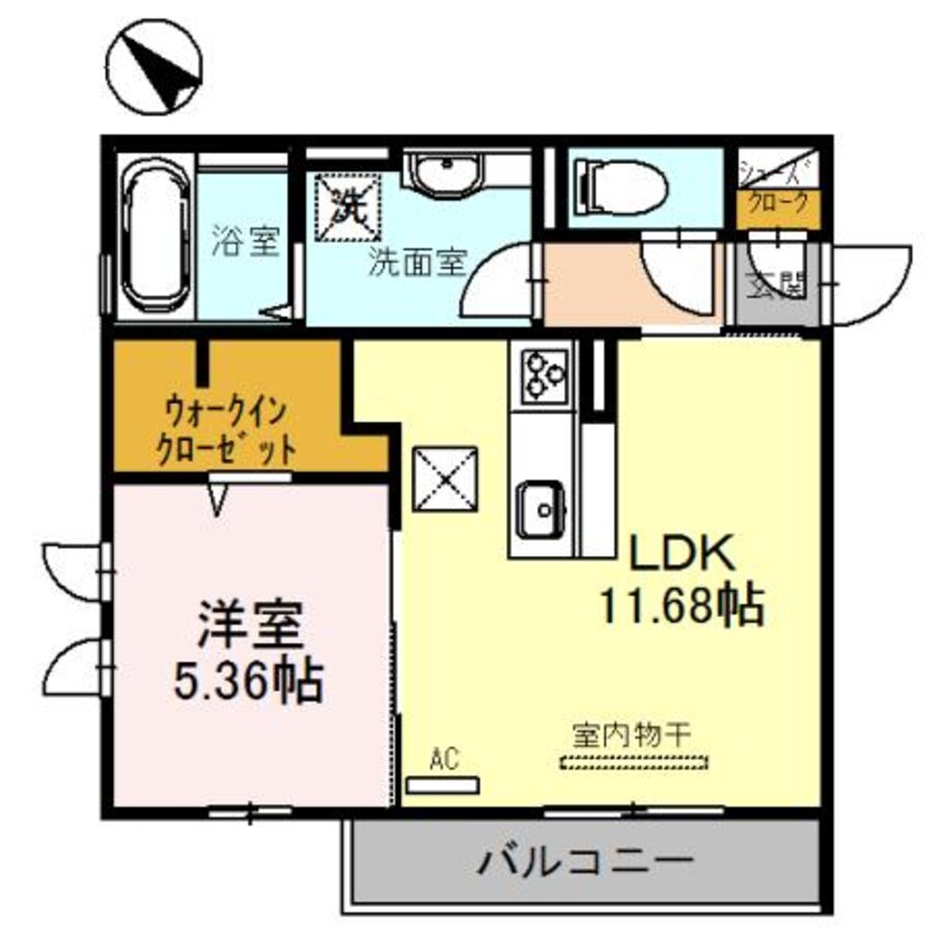 間取図 Yama-ni　