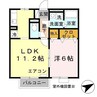 エマーブル 1LDKの間取り