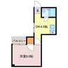 ぐらんじゅーる白鷺 1DKの間取り