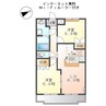 プレアデス　エデン 2LDKの間取り