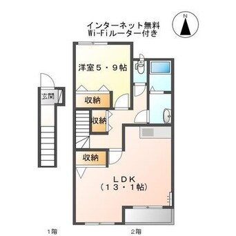 間取図 ジュピターⅠ