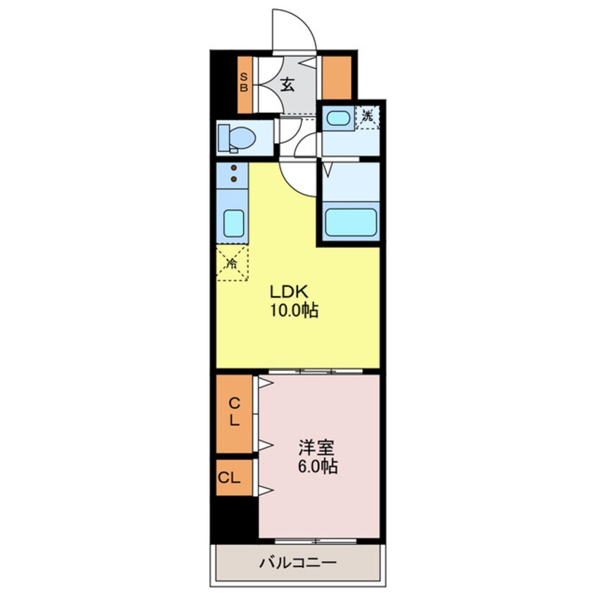 間取図 MISTRAL栗山町