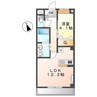 AXIO 1LDKの間取り