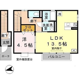 間取図 マーブルコート