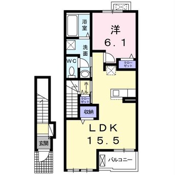 間取図 ル・レーブ坂上Ⅰ