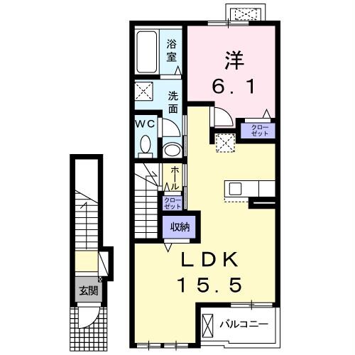 間取り図 ル・レーブ坂上Ⅰ