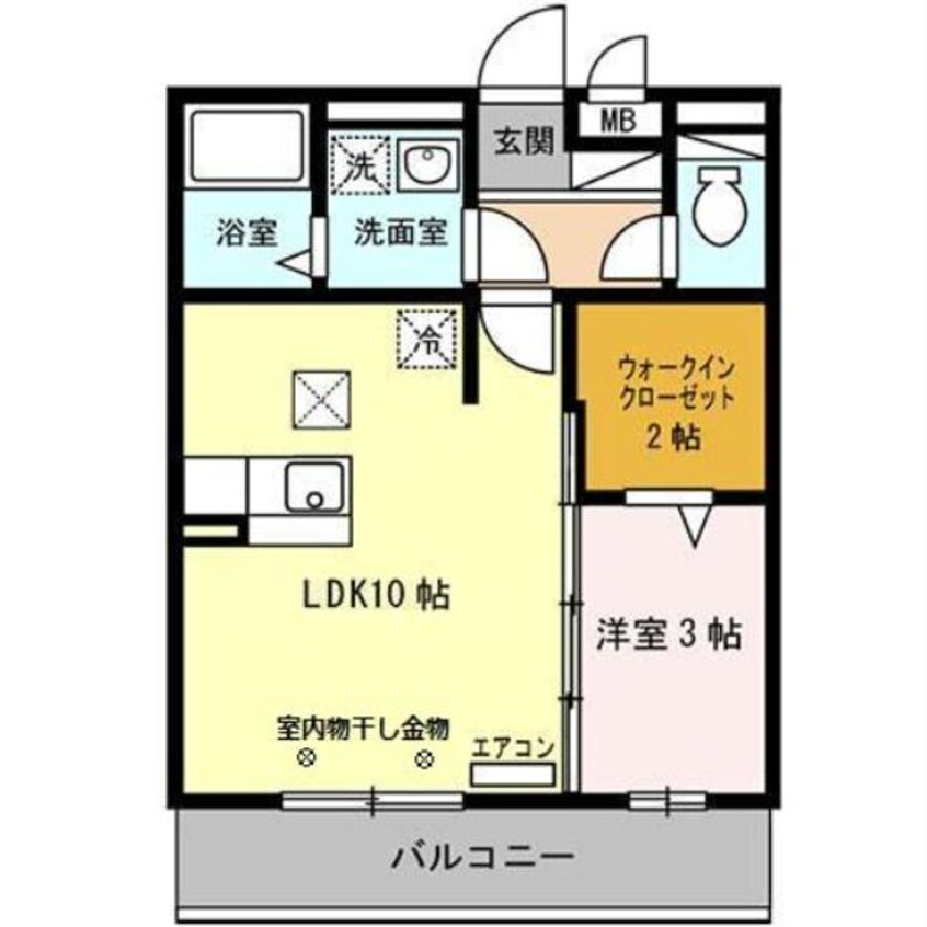 間取図 ノア東山A棟