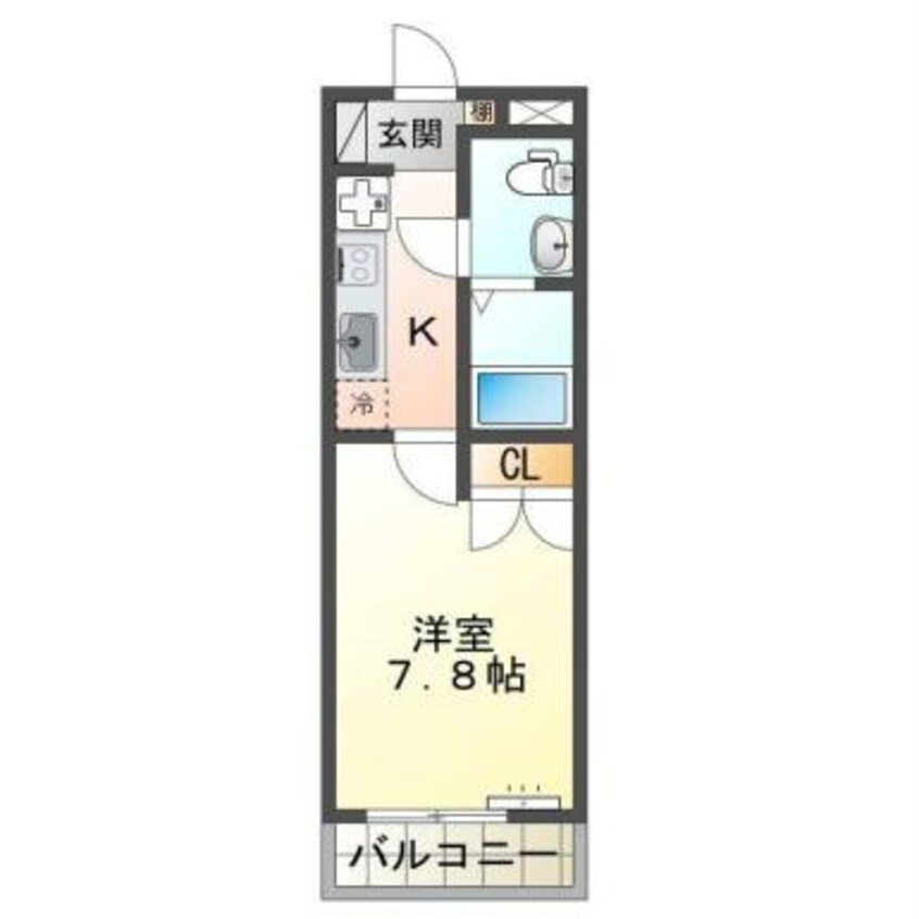 間取図 フローリッシュ飾磨