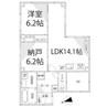 La Maison Claire 2LDKの間取り