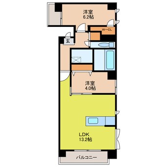 間取図 THE MUSE 栗山