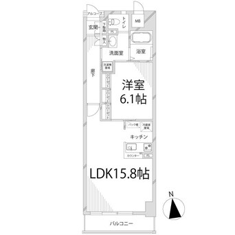 間取図 キャッスルコート博労町