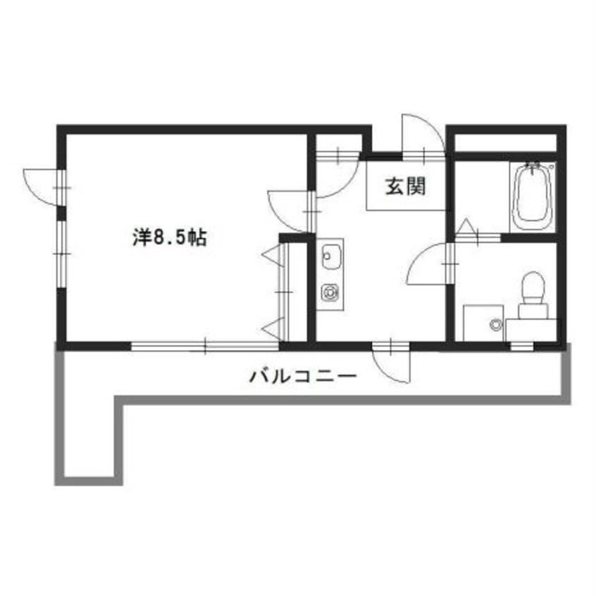 間取図 南駅前マンション