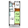 テルツォ南新在家 3LDKの間取り