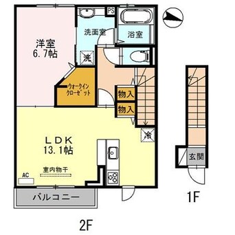 間取図 ロータスコートⅡ