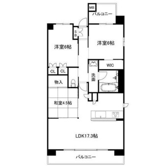 間取図 ル・パルトネール姫路平野町