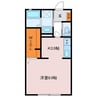 丸萬三番館 1Kの間取り