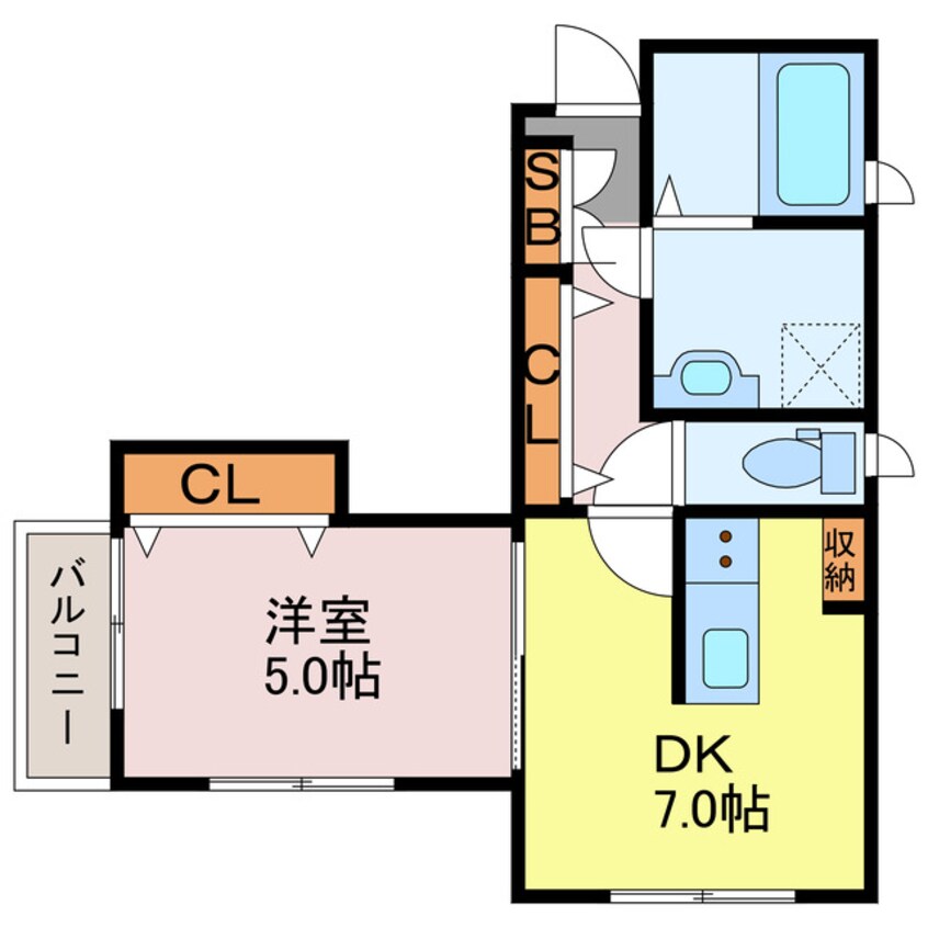 間取図 La maison du bonheur