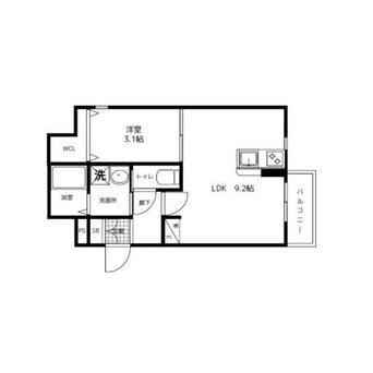 間取図 レガーロ天神町