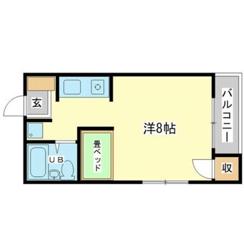 間取図 ジュネス新在家F