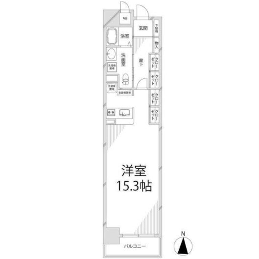間取図 キャッスルコート西新町