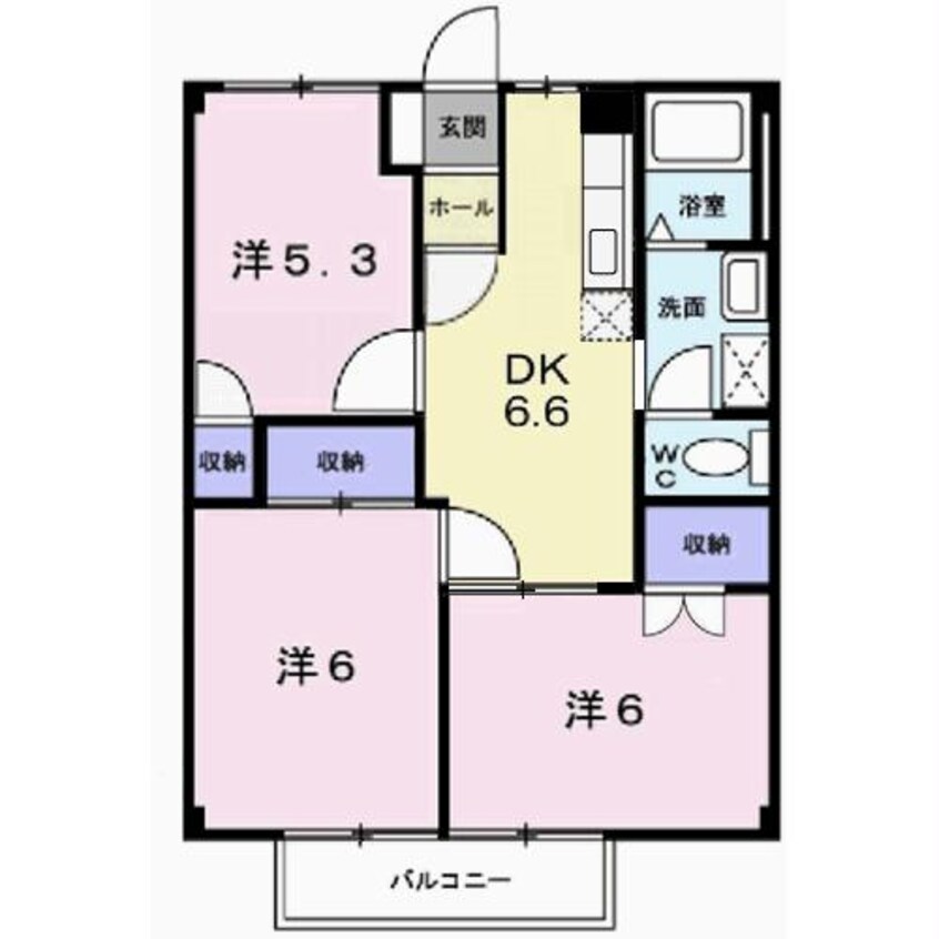 間取図 シャルマンS&T