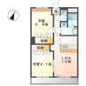 プランドール 2LDKの間取り