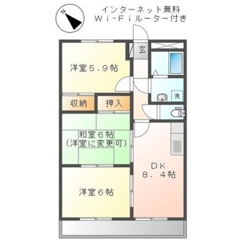 間取図 グラン・パーク