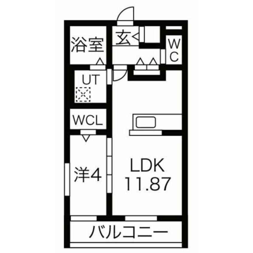 間取図 フォンターナ飾磨