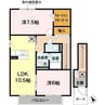 エスペランサオアシス 2LDKの間取り