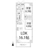キャッスルコート土山 2LDKの間取り
