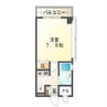 ベルトピア姫路Ⅰ 1Kの間取り
