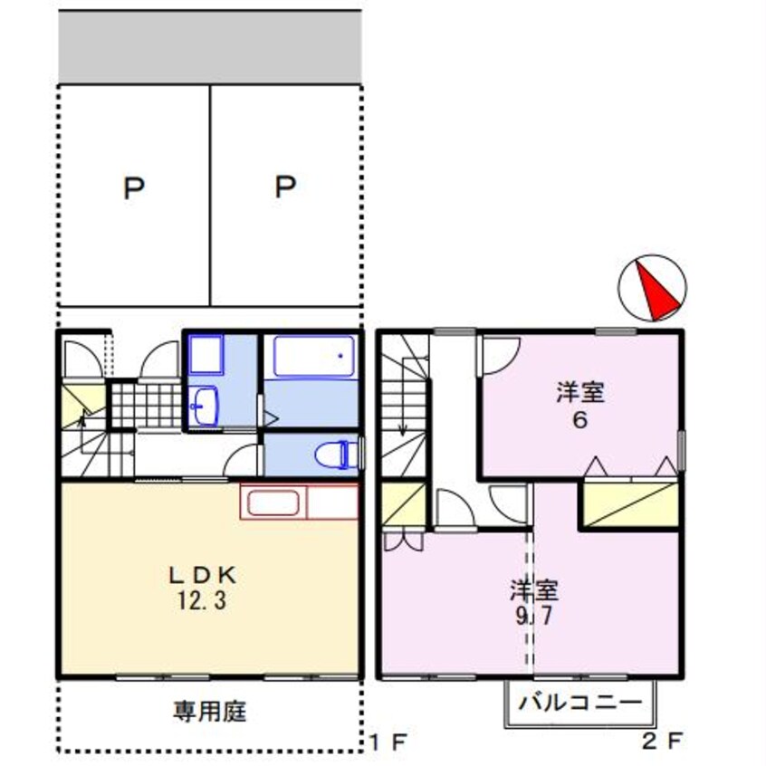 間取図 ビッグフォレスト宮上
