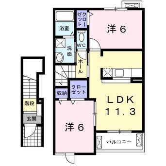 間取図 スマイルタウンC