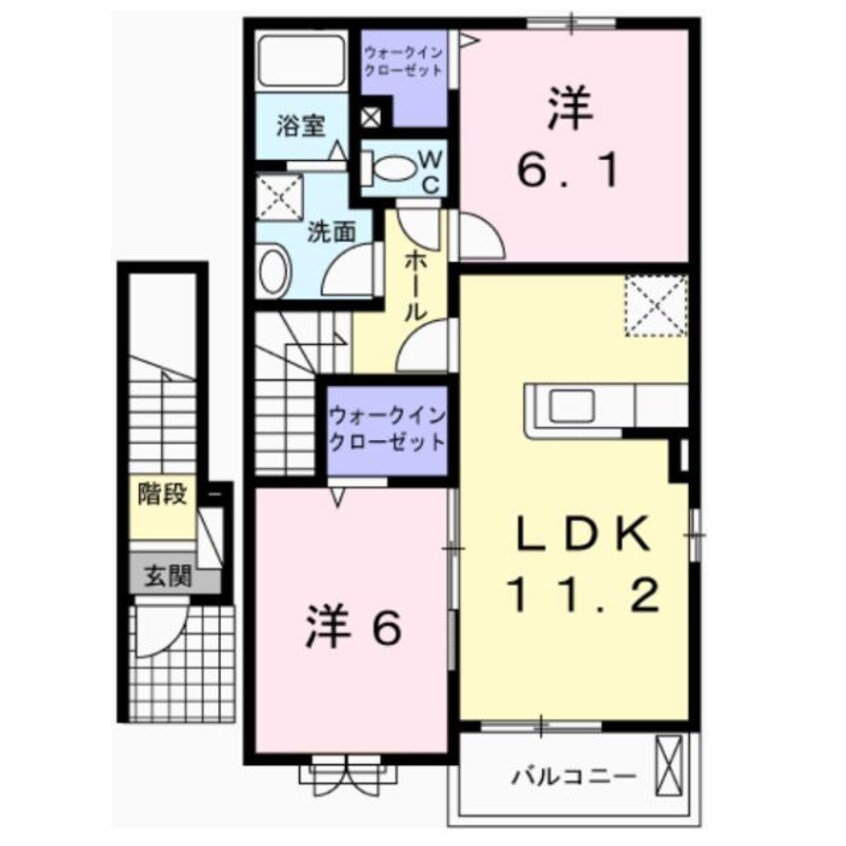 間取図 フォーチュナリー・コックスⅠ