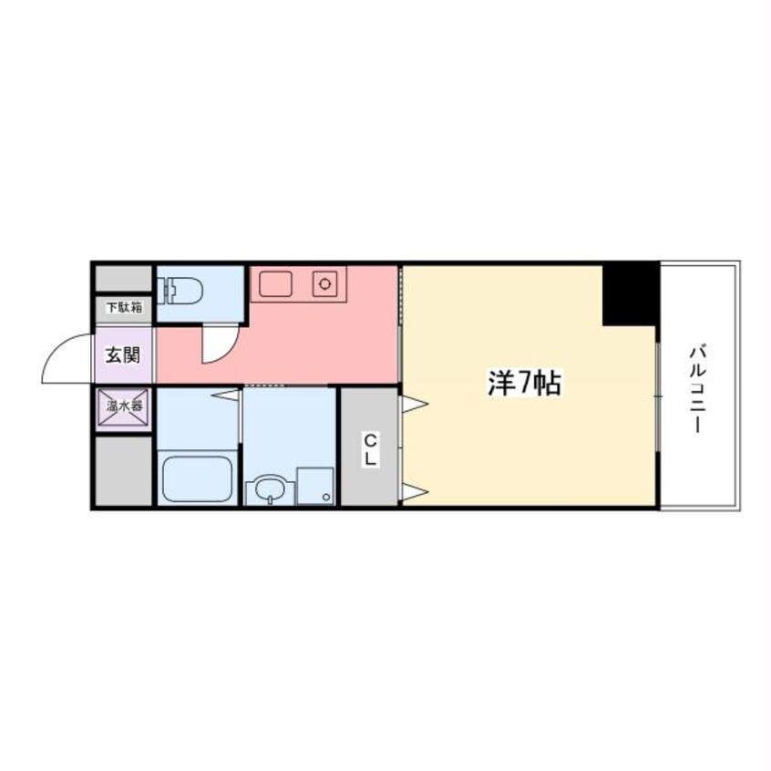 間取図 インタービレッジ東延末Ⅱ