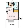 アバンセ　グリーン 1Rの間取り