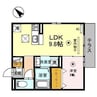 ボナール駅前 1LDKの間取り