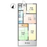 キャッスルKAZU 3DKの間取り