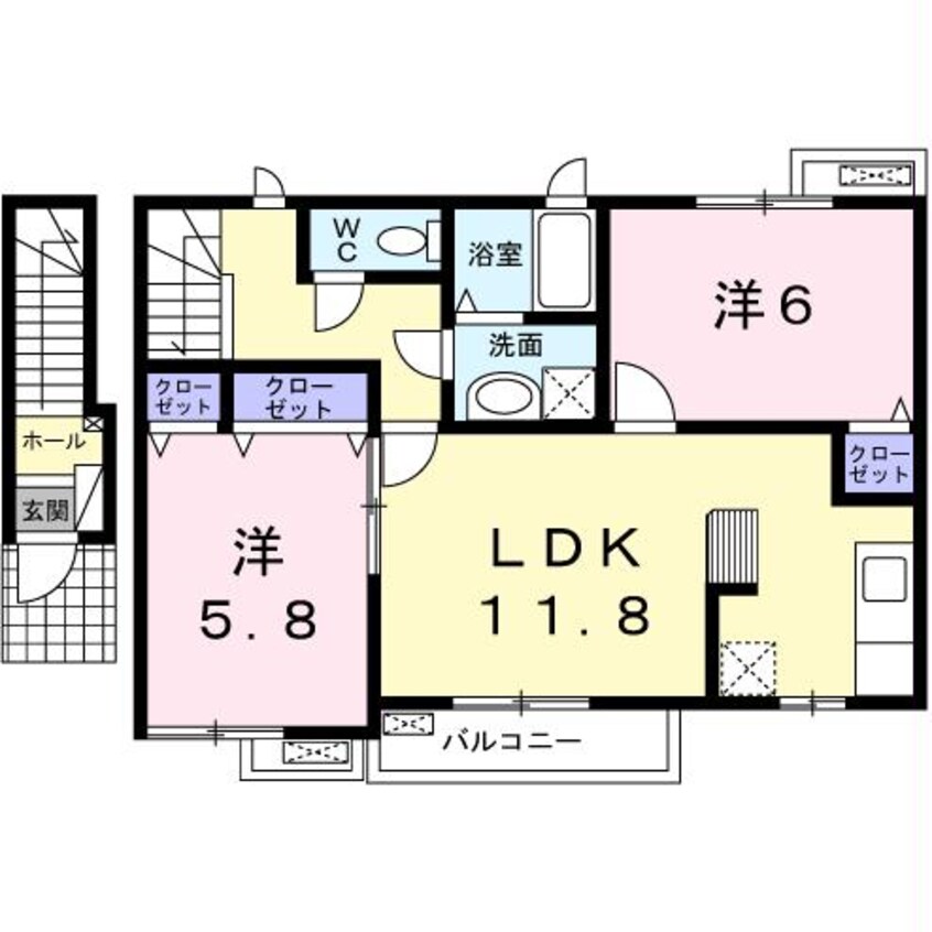 間取図 エレガントリヴ