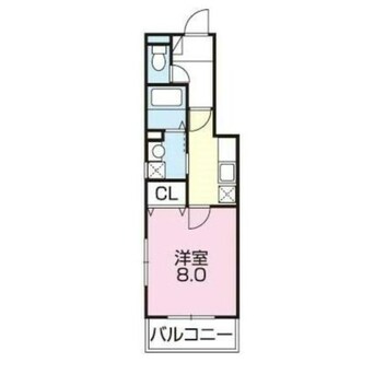 間取図 シャンブル大蔵前